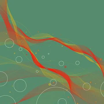 Abstract gradient wavy lines background. Stock Illustration