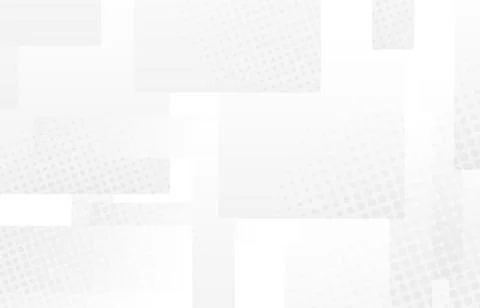 Abstract gradient white and gray square pattern halftone presentation style. Illustrazione stock