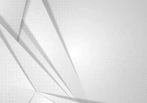 Abstract gradient white and gray design of futuristic template artwork. Иллюстрация