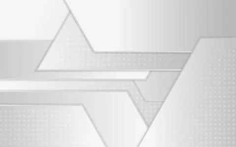 Abstract gradient white and gray pattern design of futuristic. Stock Illustration