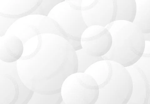 Abstract gradient white tech design pattern artwork of ring futuristic design Stock Illustration