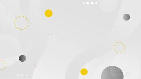 Abstract gradient white wave and colorful round background, minimal dynamic.. Stock Illustration