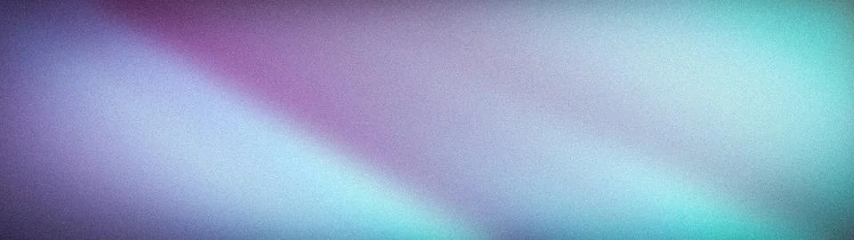 Abstract gradient wide background with grainy purple violet cyan blue blur .. Stock Illustration