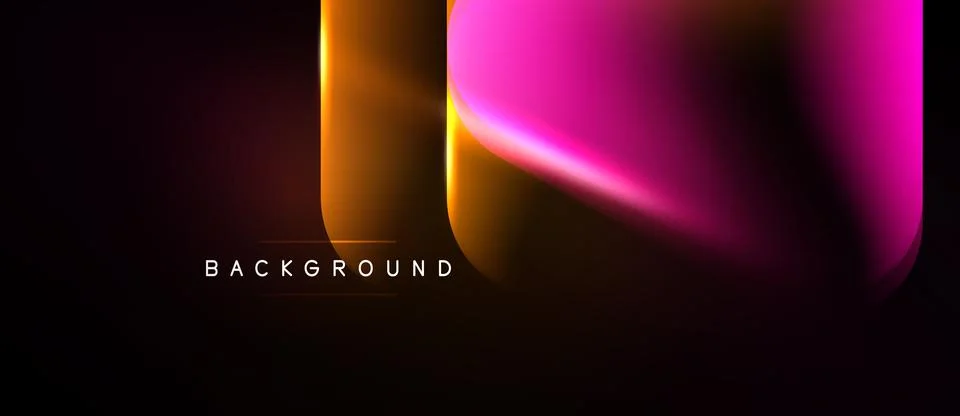 Abstract gradients blend, creating dynamic visual effect. Bold colors contras Ilustración de archivo
