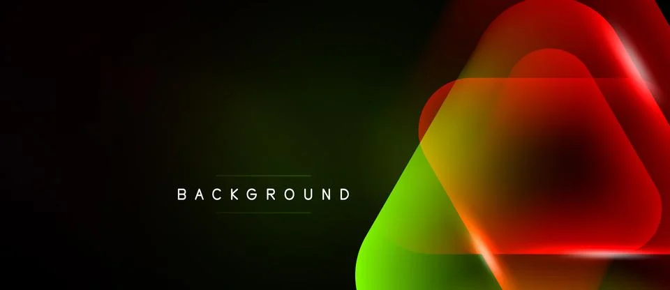 Abstract gradients blend, creating dynamic visual effect. Bold colors contras Ilustración de archivo
