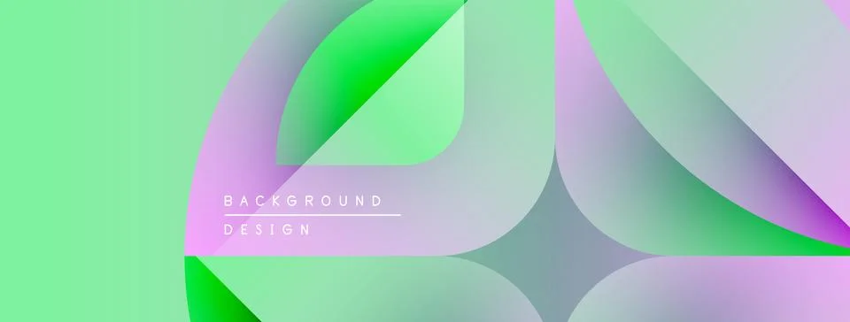 Abstract gradients blend, creating flowing shapes. Light colors dominate, Stock Illustration