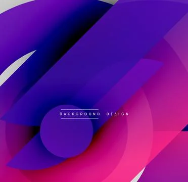 Abstract gradients create dynamic layers. Purple, pink, black hues blend イラスト素材