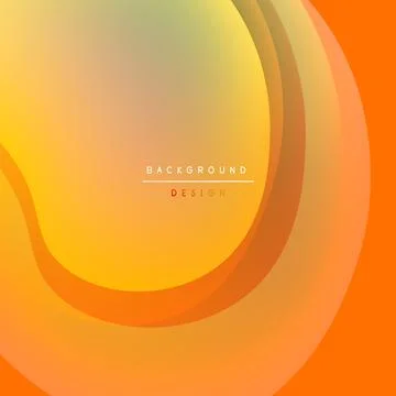 Abstract gradients create flowing shapes. Warm colors dominate composition, Illustrazione stock