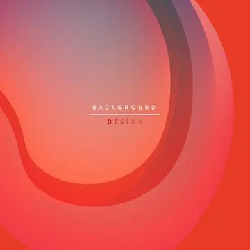 Abstract gradients create flowing shapes. Warm colors dominate composition, Illustrazione stock