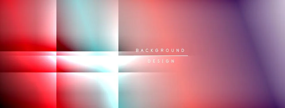 Abstract gradients form squares, rectangles. Vivid colors blend, creating modern Stockillustratie