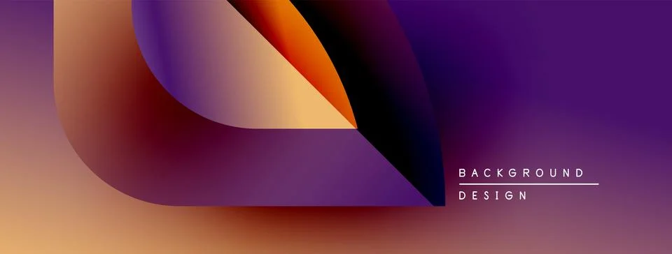 Abstract gradients overlap, creating dynamic visual texture. Warm tones Stock Illustration