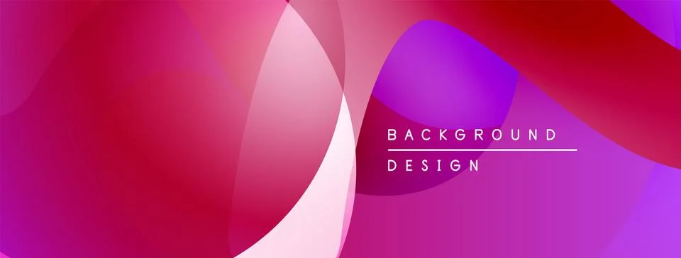 Abstract gradients overlap, creating dynamic visual effect. Modern design Stock Illustration