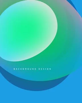 Abstract gradients overlap, creating vibrant visual effect. Blue, green hues 스톡 일러스트