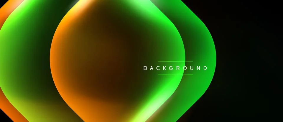 Abstract gradients overlap, creating vibrant visual effect. Text background Ilustración de archivo