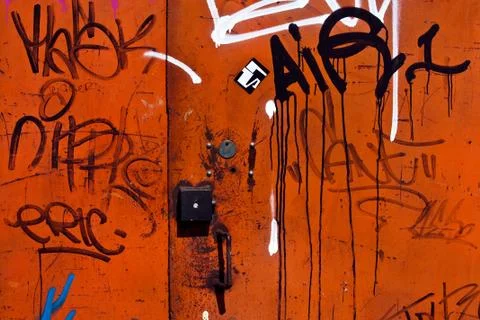 Abstract graffiti background Stock Illustration