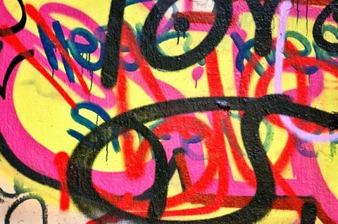 Abstract graffiti background Stock-Fotos