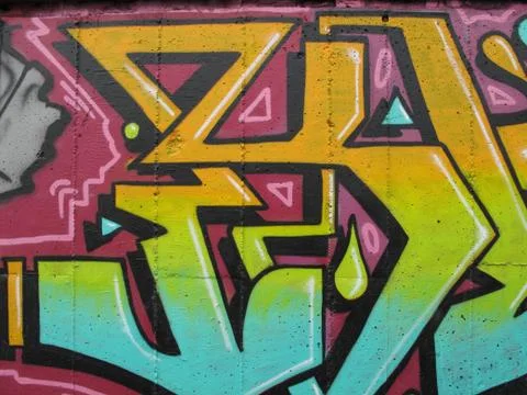 Abstract graffiti Stock Illustration