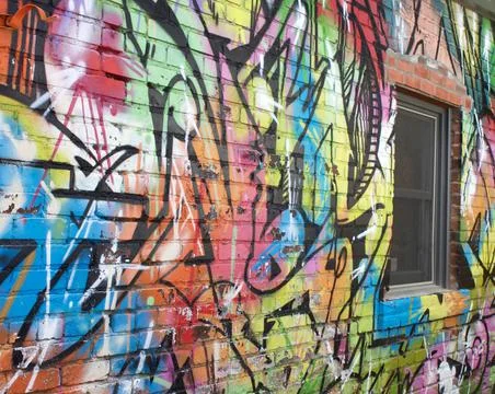 Abstract Graffiti Foto stock