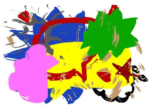 Abstract Graffiti speech bubble background. Messaging sign street art decor.. Stock Illustration