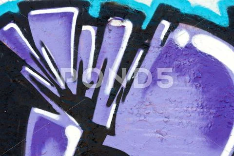 Abstract graffiti texture on a wall Illustrazione stock