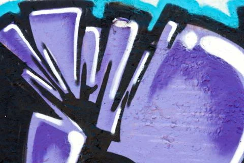 Abstract graffiti texture on a wall Illustrazione stock