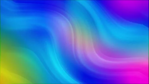 Abstract graident waves background 4k video Stock Footage 295019922