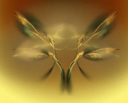 Abstract grain silhouetted image Stock Illustration