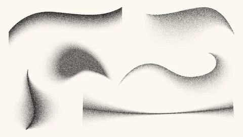 Abstract grain texture element, fluid grain effect Stock Illustration