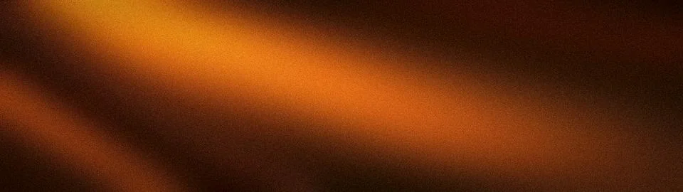 This abstract grainy background features a gradient of orange and brown color Illustrazione stock