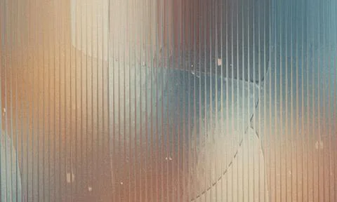 Abstract grainy background with vertical corrugated lines, earthy neutral t.. 스톡 일러스트