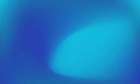 Abstract grainy blue gradient background with soft light leaks and noise te.. Stock Illustration