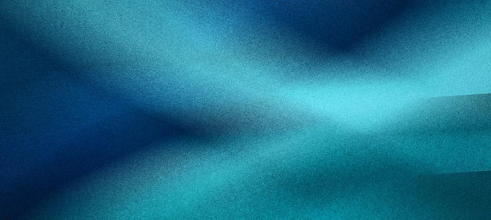 Abstract grainy blue gradient background with soft transitions Stock Illustration