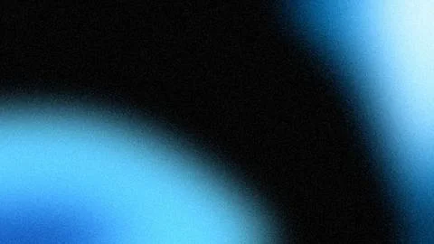 Abstract grainy blue wave blur background with glowing light gradient and n.. Stock Illustration