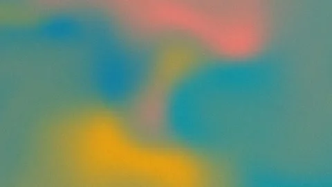 Abstract grainy blurred gradient background with smooth twist shapes, colorful Video stock 299681283