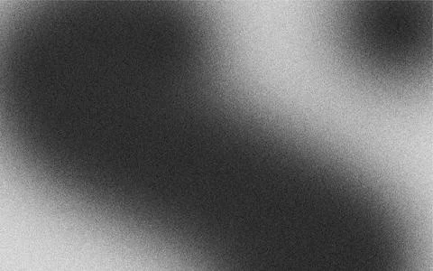 Abstract Grainy Gradient Background with Black White Waves and Noise Texture Illustrazione stock