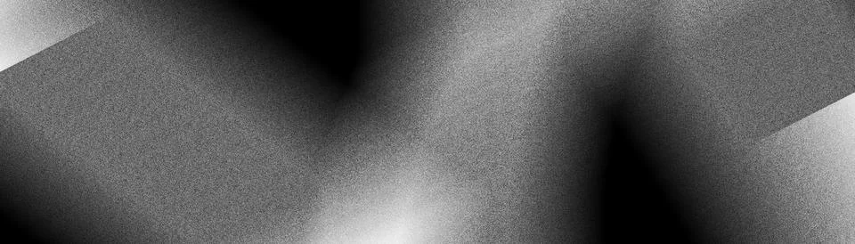 Abstract grainy gradient background with blurred transitions monochrome Stock Illustration