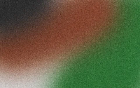 Abstract Grainy Gradient Background with Brown Green Blend and Noise Texture Ilustração Stock