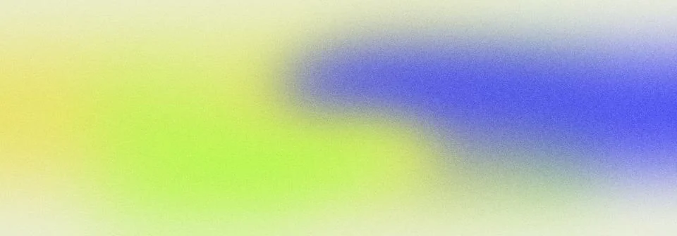 Abstract grainy gradient background featuring soft yellow and vibrant blue .. 스톡 일러스트