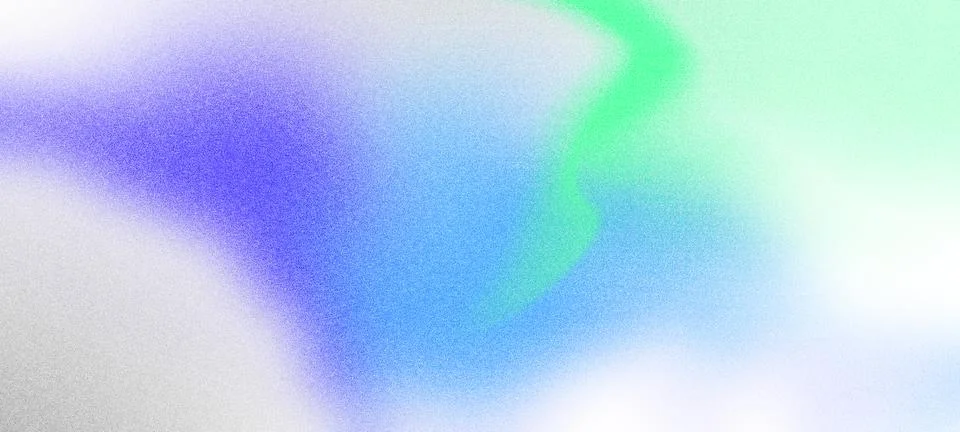 Abstract grainy gradient background forming fluid shapes Stock Illustration
