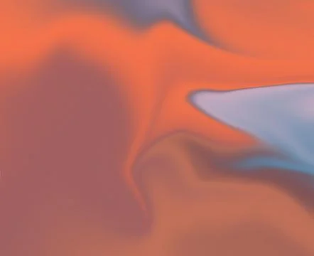 Abstract Grainy Gradient Background with Orange and Blue Flow Stock Illustration