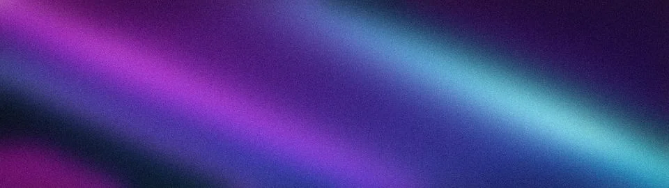 Abstract grainy gradient background with purple blue cyan colors blur and g.. Stock Illustration