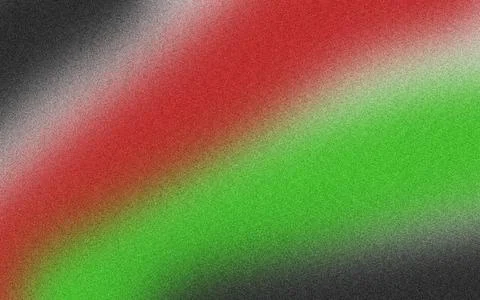 Abstract Grainy Gradient Background with Red Green Blend and Noise Texture Stock Illustration