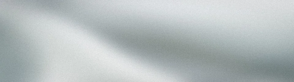 Abstract grainy gradient background with silver light grey and white metall.. Illustrazione stock