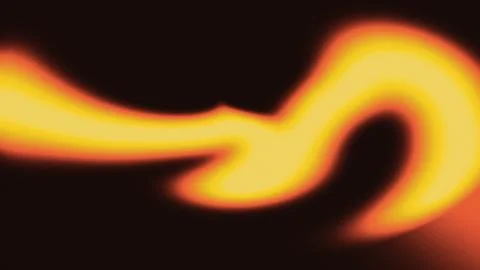 Abstract grainy gradient background with smooth flowing curves in warm oran.. Stock Illustration