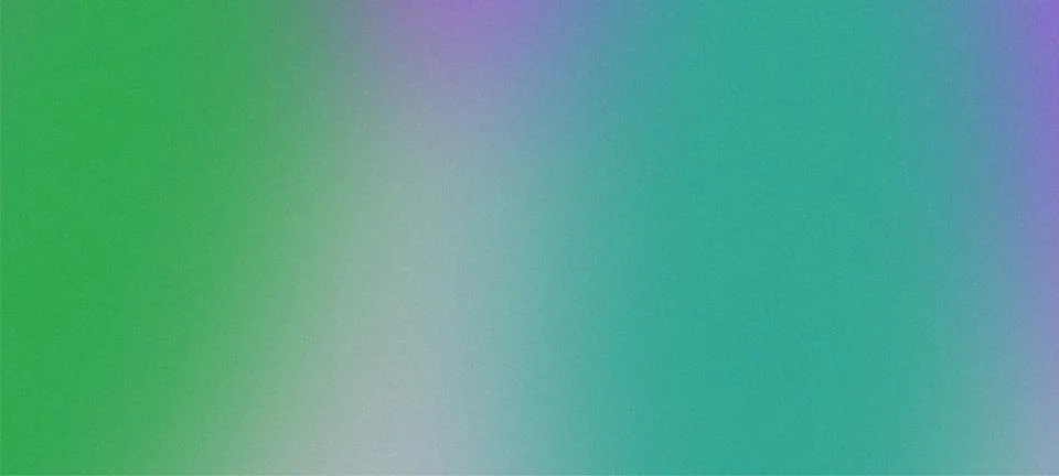 Abstract Grainy Gradient Background with Soft Green and Purple Mesh Texture.. Stock Illustration