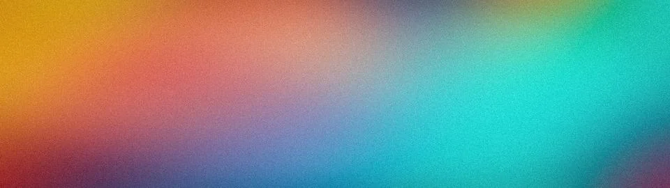 Abstract grainy gradient background with vibrant yellow orange blue and tea.. Illustration