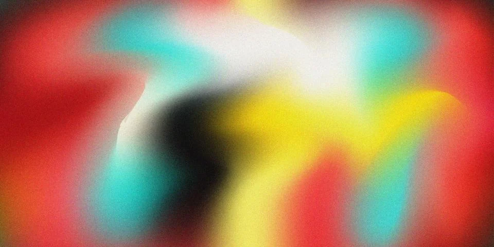 Abstract grainy gradient background with vibrant colors Stockillustratie