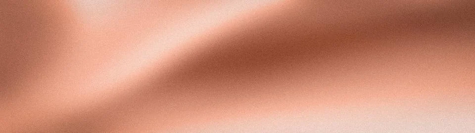 Abstract grainy gradient background with warm rose gold and copper metallic.. Stock-Illustration
