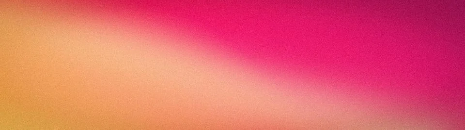 Abstract grainy gradient background with wide pink orange and red vibrant m.. Stock Illustration