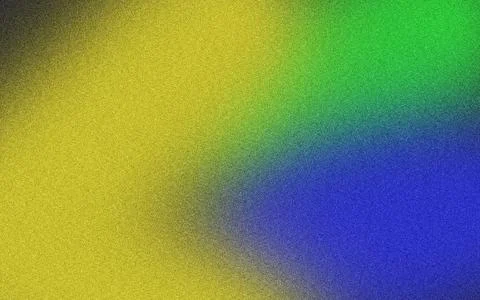 Abstract Grainy Gradient Background with Yellow Green Blue Blend Noise Texture Stock Illustration